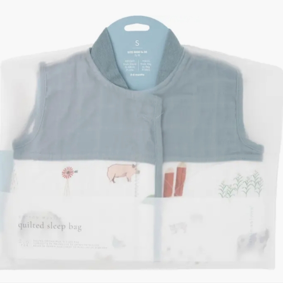 LITTLE UNICORN, Cotton Muslin Wearable Blanket, Farmyard, Size 18-24 Months - Picture 4 of 8